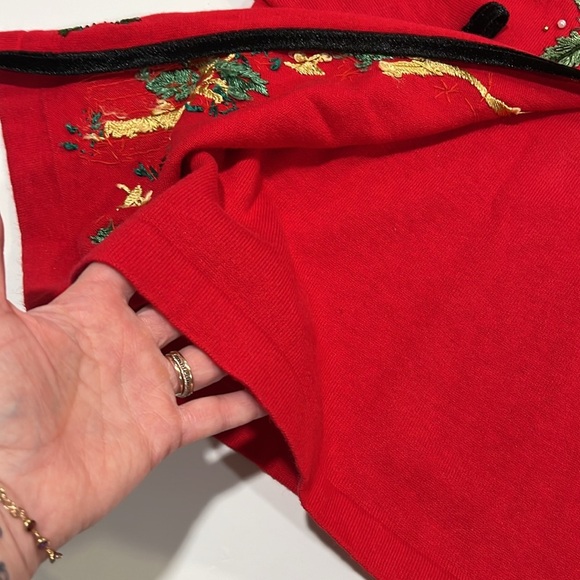Vintage - Studio Collection - small, holiday sweater/faux tank - Picture 6 of 11